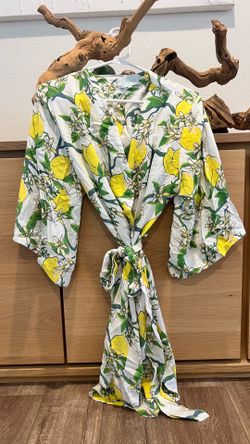 Lemon Print Robe Women’s S/M