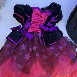 Witch Halloween Costume Girls Age 4-6
