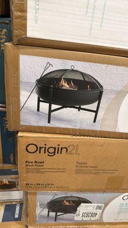 Origin 21 Fire Bowl Black Finish 28in