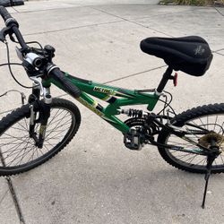 Mongoose Metric 21-Speed Kids Mountain Bike – Full Suspension – 24” Wheels