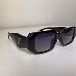 Prada PR17WS 1AB5S049 Women’s Sunglasses 49 mm Black / Dark Grey Lens