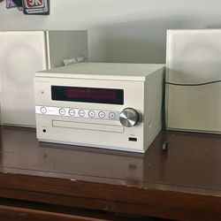 Home Audio Mini Stereo System - White