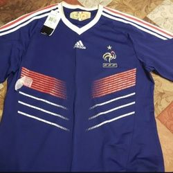 Adidas France home Jersey Size XL - L 