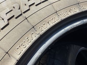 315/70/17 Nitto Terra Grappler (4 Tires) $125.00/ All 4 