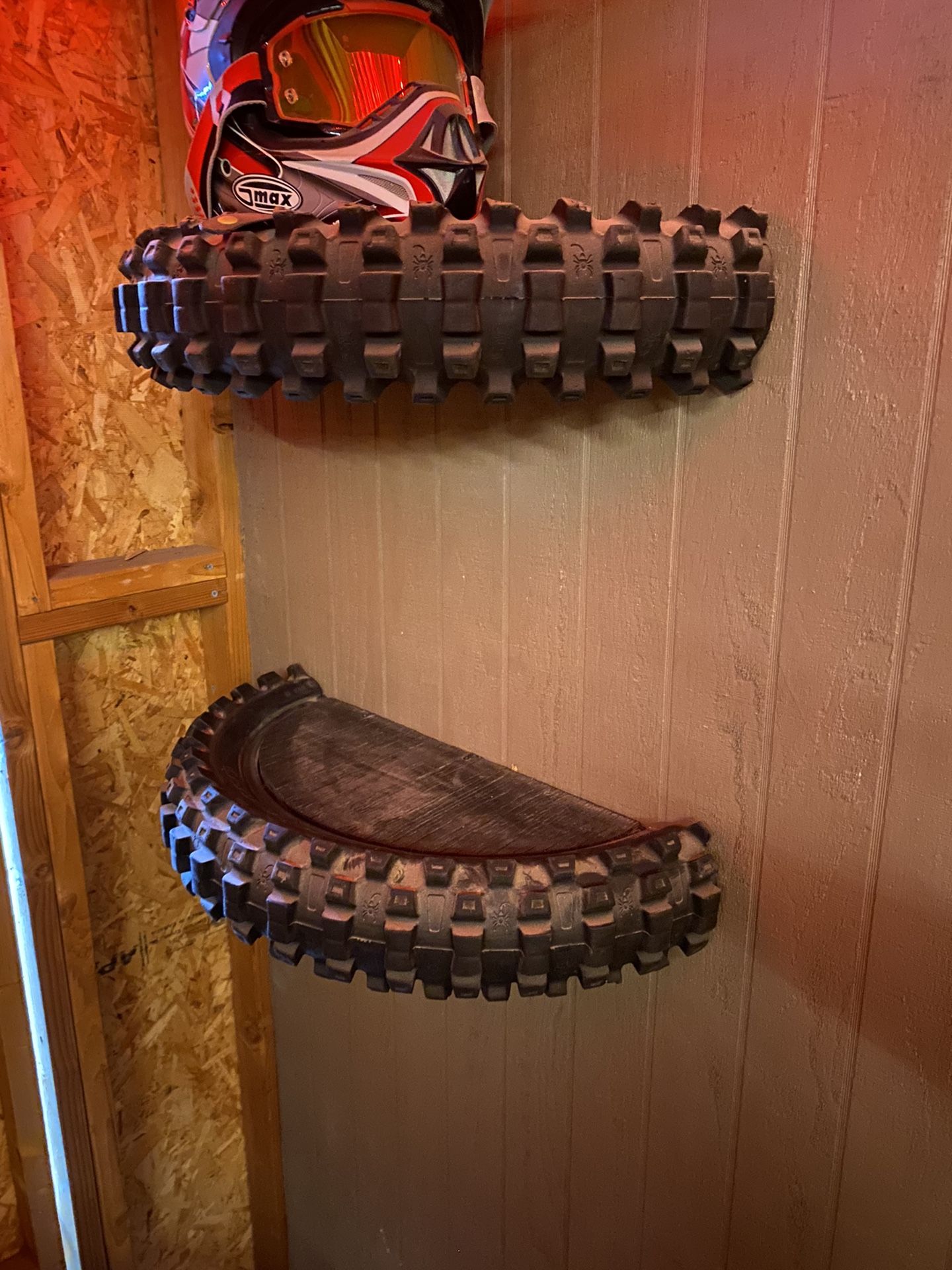 Dirt bike Wheel Shelf’s