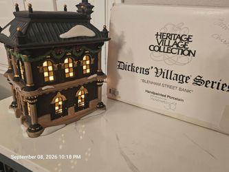 Dept 56 Heritage Village Collection - Blenham St Bank