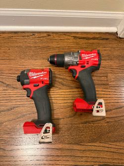M18 FUEL 18V Lithium-Ion Brushless Cordless 1/4 in. Hex Impact Driver & Hammer Drill