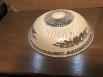 Antique lamp shade