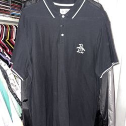 Black Penguin Polo Size Xl