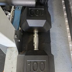 100 Lb Dumbbells