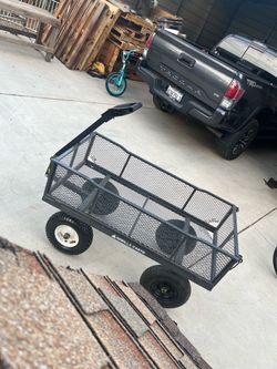 Gray large crat gorilla carts