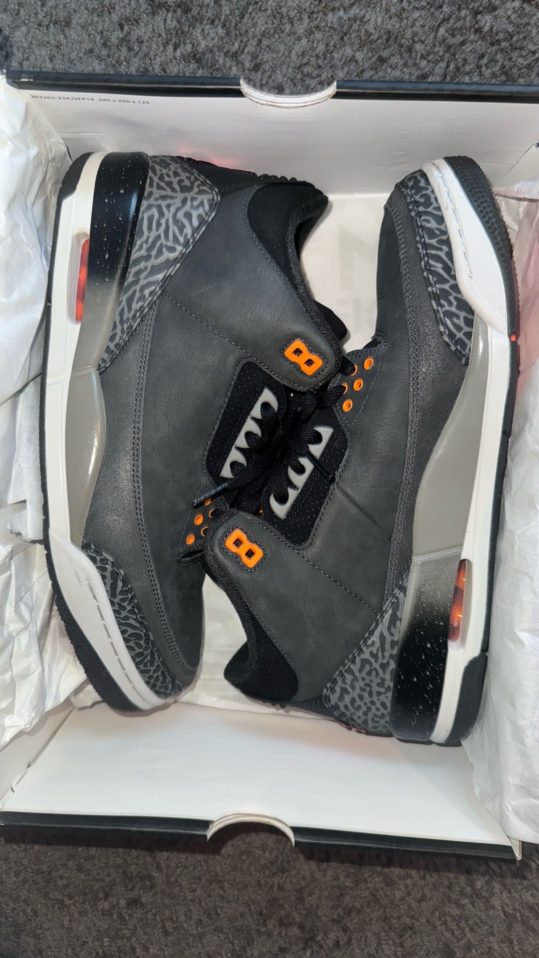 Men’s Jordan 3 Retro “Fear Pack” Size 11.5