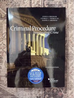 Criminal Procedure: Investigating Crime (8th Edition) by Joshua Dressler