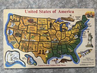 Melissa & Doug USA MAP PUZZLE 