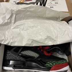 Jordan Spizike Low Black Classic Size 6
