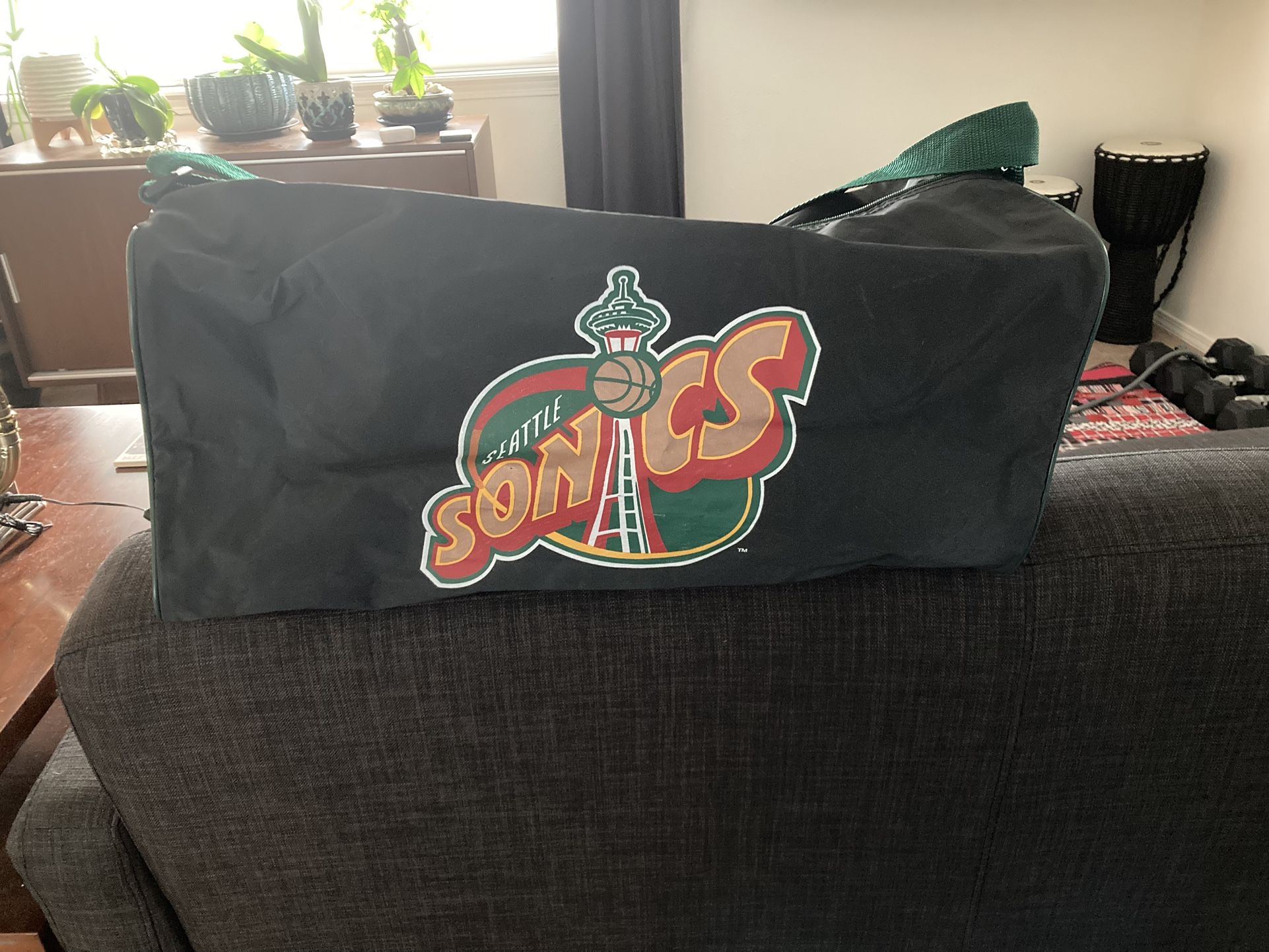 Vintage Seattle Sonics Duffle Bag