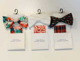 Now ties & Pocket Square