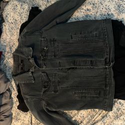 XL Black Denim Jacket 