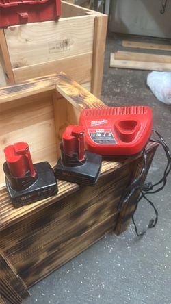 Milwaukee chargers with two batteries