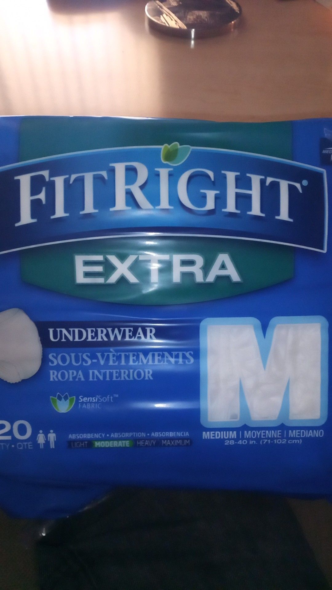 Fit right extra underwear