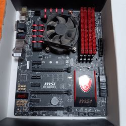 MSI Motherboard and CPU (Read description!)