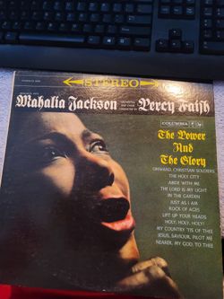Mahalia Jackson With Orchestra And Choir Conducted By Percy Faith ‎– The Power And The Glory

