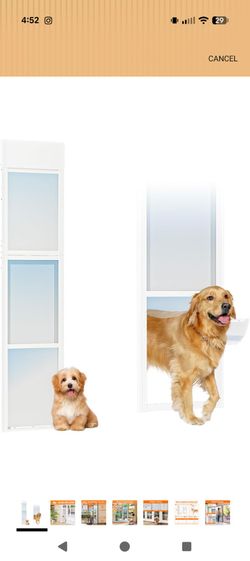 Dog Pet Door for Large and Small Animals