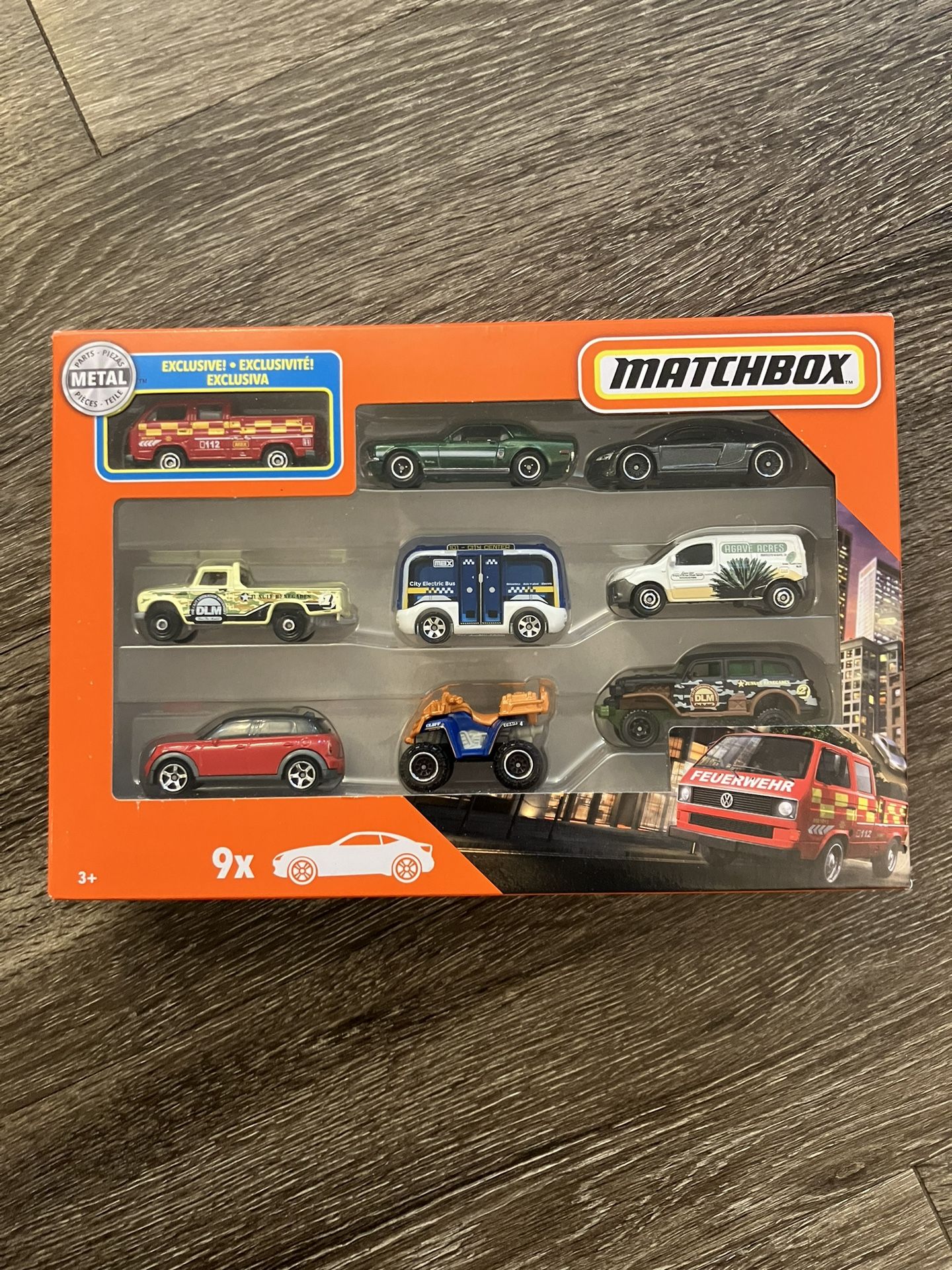 New Matchbox 9 Car Pack