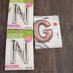 Letter Balloons 