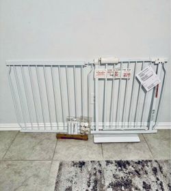 57.48” - 62.20” Pressure Mounted Extra Wide Baby Gate / Pet Gate