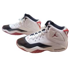 Size 9.5- Jordan B'Loyal White Red Black,Good Condition 