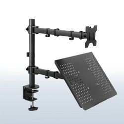 Vivo Single Monitor And Laptop Desk Mount