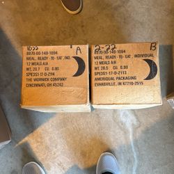 MRE A And B Kits 