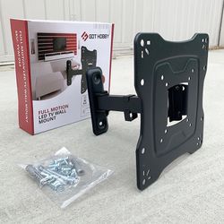 $9 (New in box) Universal TV Wall Mount 17-42 Inches Swivel Tilt Bracket, Max 55 Lbs