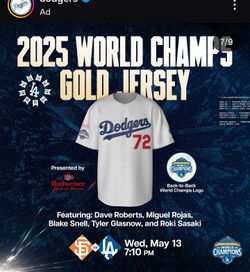 Dodgers vs Giants--May 13, 2026