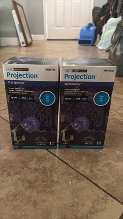 Gemmy LED Light Show StarSpinner Projection Light – Lot of 2