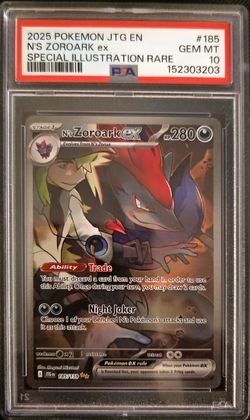 PSA 10 N's Zoroark ex Special Illustration Rare