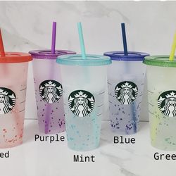Confetti Color Changing Starbucks Cups