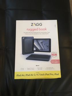 Zagg rug book detachable iPad keyboard!