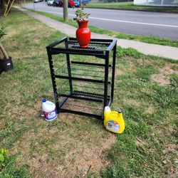 Utility Rack 30in X 44 X 16..detergent ..bleach & Flower Vase ..all 4 Items Brand New ..all For $15 O