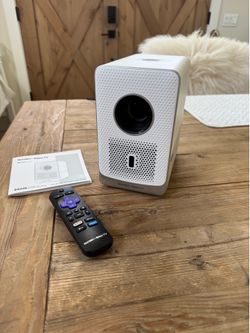 Aurzen Smart Projector (Built-in Roku TV) - Like New!