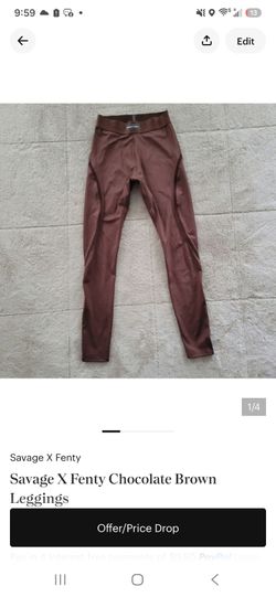 Savage X Fenty Chocolate Brown Leggings