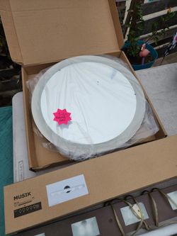 LED Back Lit Round Mirror