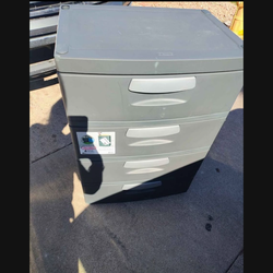 Heavy duty plastic storage