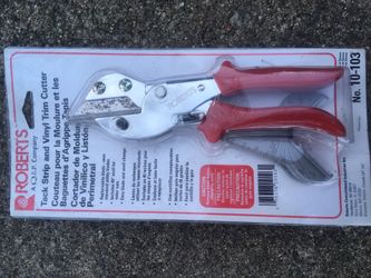 Brand New- Roberts Tack Strip and Vinyl Trim Cutter Incl 45 Deg Mitre Cut