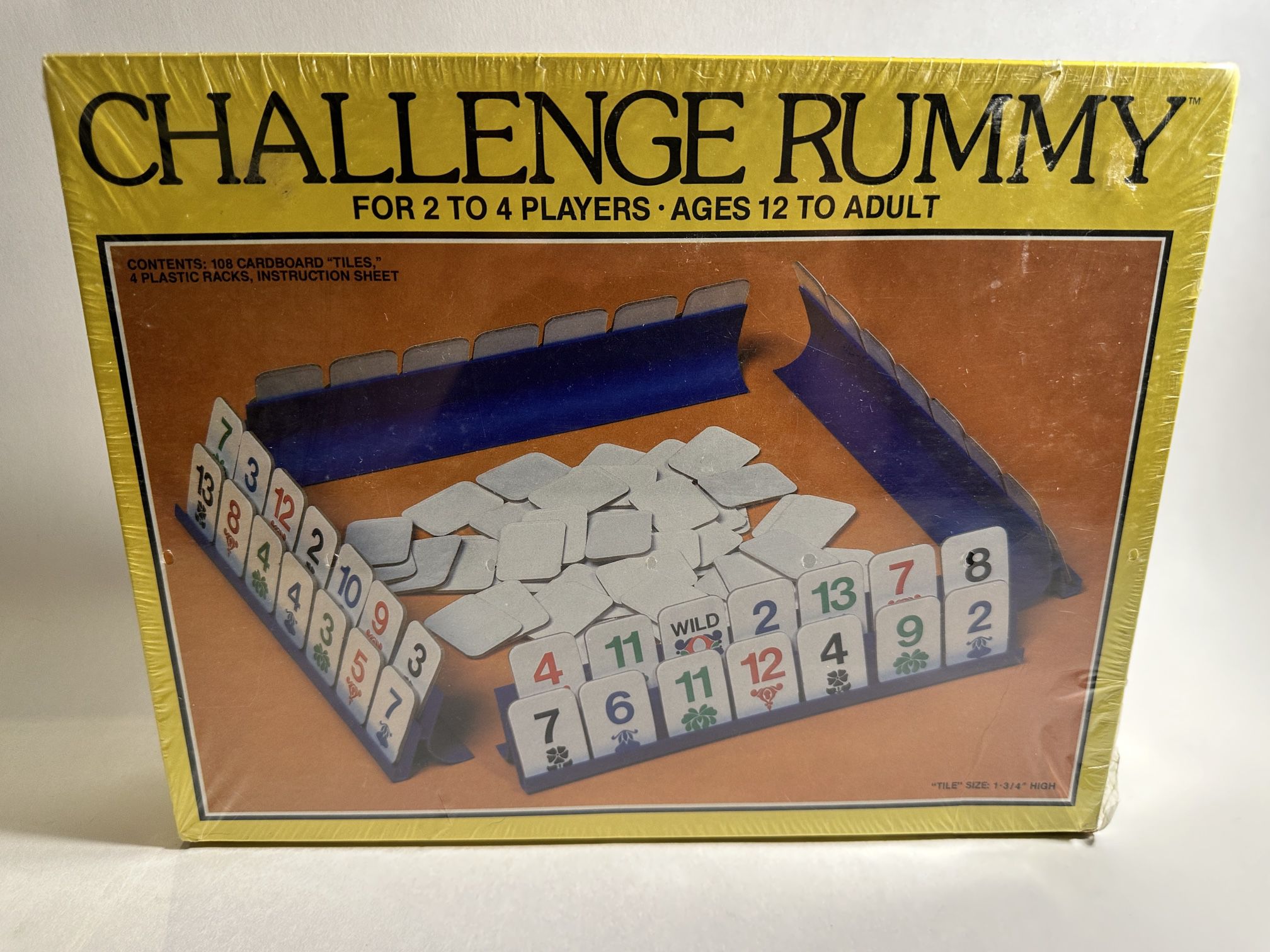 Vintage 1981 Whitman Challenge Rummy Tile Family Group Party Game