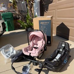 thistle pipa aire rx/ pink car seat