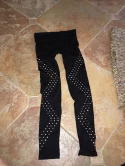 Studded Stretch Nylon costume leggings