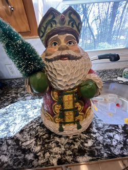 Heavy Santa Figure New