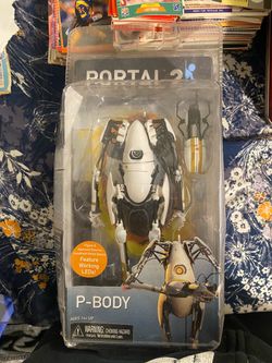 Portal 2  p body figurine